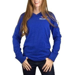Hollister Sweater Unisex Size Small Blue Pullover